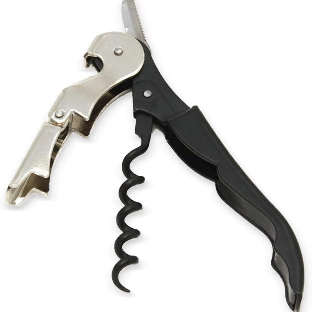 Select Waiters Corkscrew with Foil Cutter and Bottle Opener, 5 inches in Length,